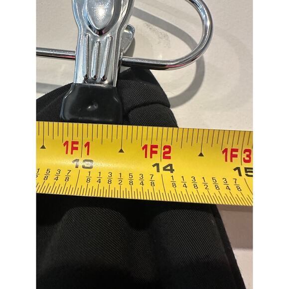 Isabella DeMarco Size 6 Pleated Knee Length A-Line Skirt Black Clueless Workwear - Picture 8 of 11